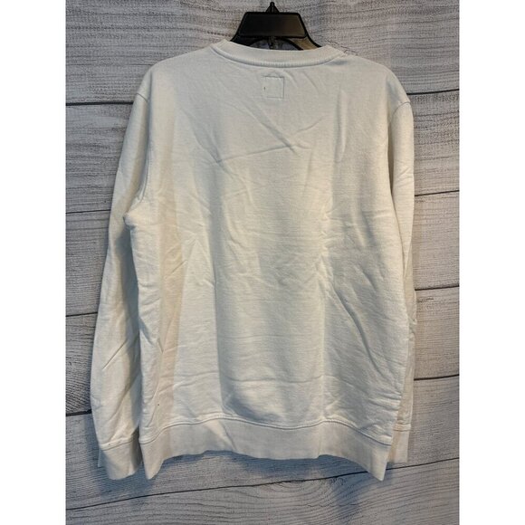 Vans Mens White Crewneck Sweatshirt Medium - Picture 4 of 4